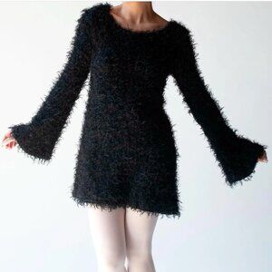 Vintage Betsey Johnson Eyelash Mini Dress S
